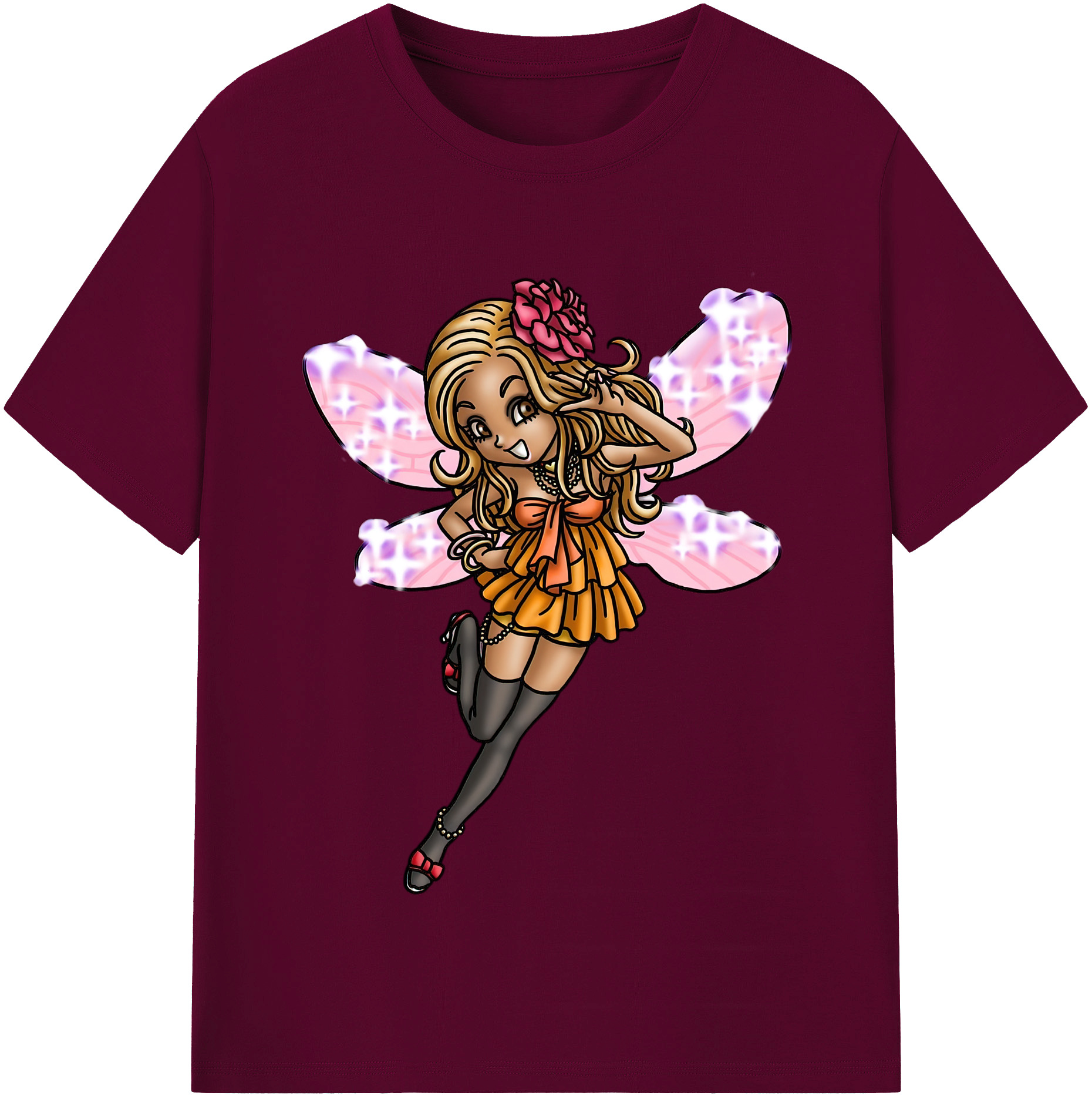 （画像用） ドラゴンクエスト Doragon Kuesuto Dragon Quest レディースカジュアルプリントTシャツ（綿100％）